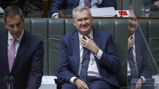 Workplace Relations Minister Tony Burke during Question Time in the House of Representatives in Parliament House in Canberra. Picture: NCA NewsWire / Gary Ramage