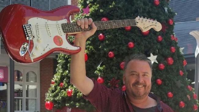 Musician Ben Finn, the owner of Maxx Music who is just starting his new music school at Rouse Hill Town Centre. Picture: Lawrence Machado