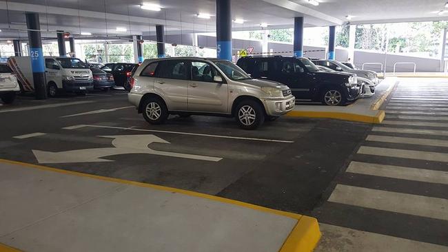 Westfield Chermside shoppers get creative to find a parking space in ...