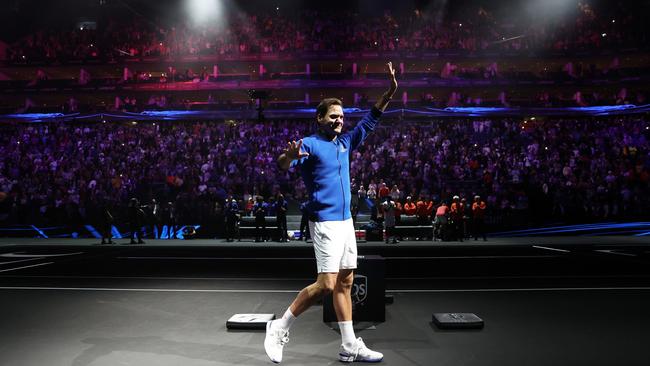 Federer bows out.