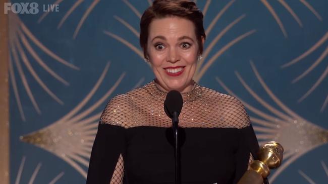 Olivia Colman’s speech was hilarious.