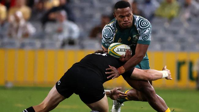 Filipo Daugunu pays the price for not ‘treasuring the ball enough’.