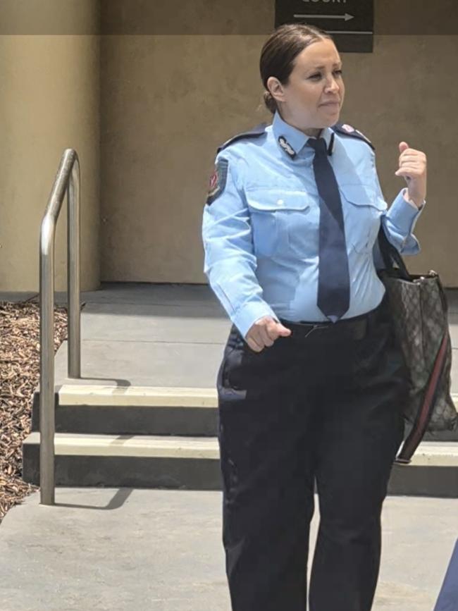 Director of Operational Support for the Department of Correctional Services Ida Petracarro gave evidence on Wednesday. Photo: Lucy Rutherford