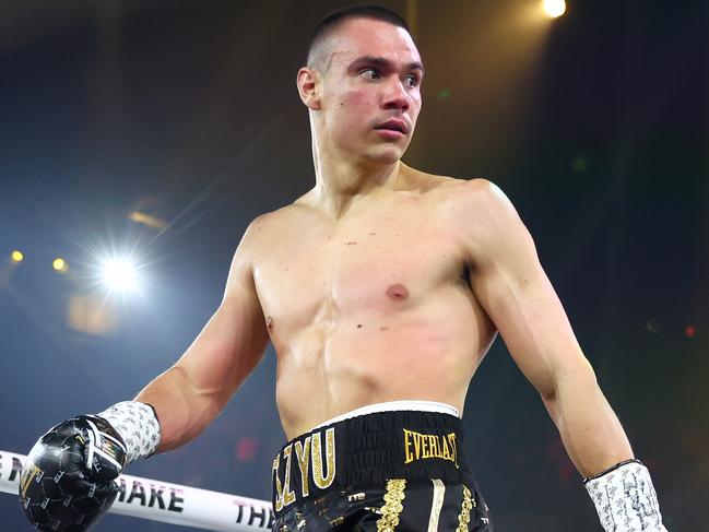 Tim Tszyu is moving on quickly after missing out on a fight with Jermell Charlo. Picture: Chris Hyde/Getty Images