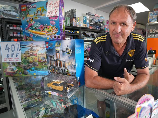 Whyalla on South AustraliaÃs Eyre Peninsula, where many contractors owed money by Sanjeev GuptaÃs steelworks, are in dire financial stress. Andrew Miller, who owns and runs a toy shop, ÃTons a ToysÃ, has endured the worst Christmas period, in the five years he has been in Whyalla. 5 February 2025. Picture: Dean Martin