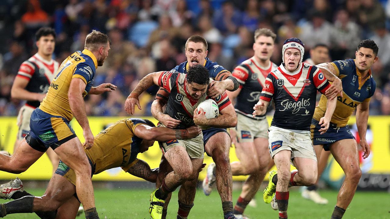 Brandon Smith had one of his best games in a Roosters jersey in last week’s win over the Eels. Picture: Brendon Thorne/Getty Images