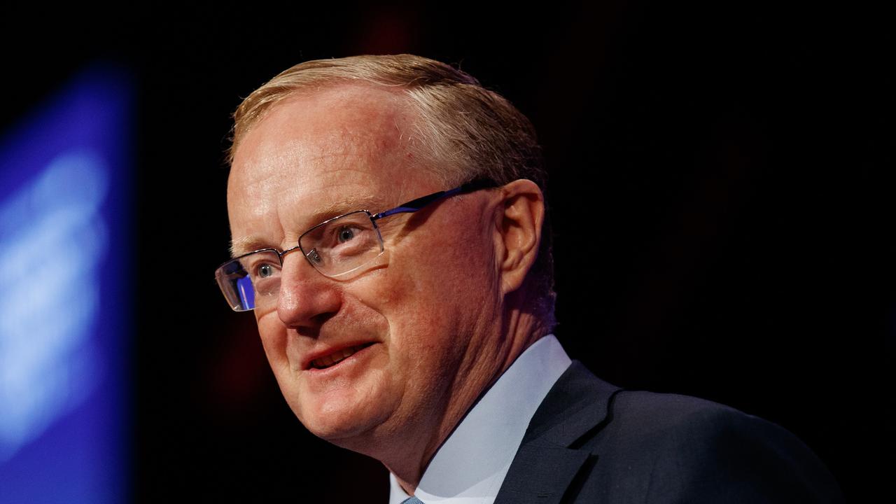 RBA governor Philip Lowe was prepped for questions about his possible resignation. Picture: NCA NewsWire / Nikki Short