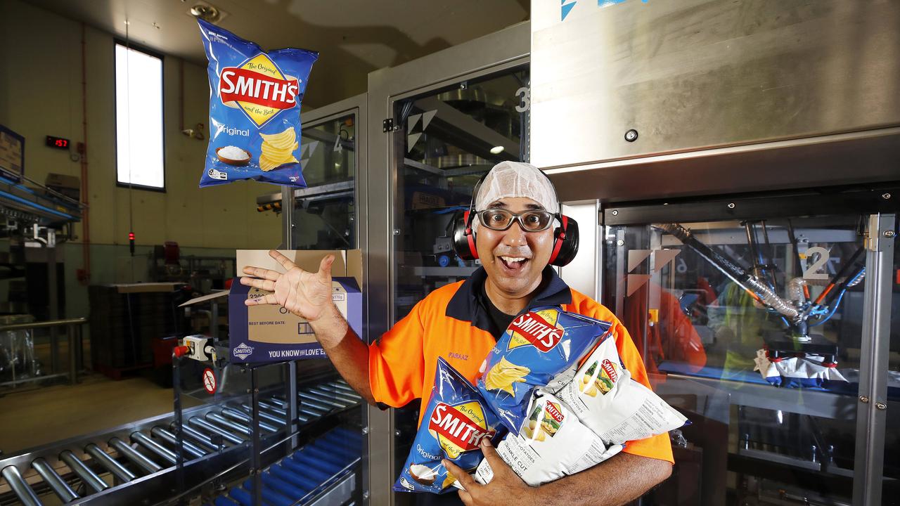 PepsiCo has scotched rumours it is considering selling Smith’s chips. Picture: Josh Woning/AAP