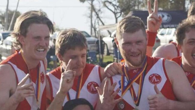 Luke Godfrey (right) starred for Miners. Picture: Supplied