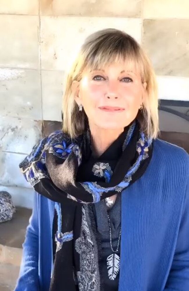 Olivia Newton-John has shared a cheeky video message following ‘death’ rumours.