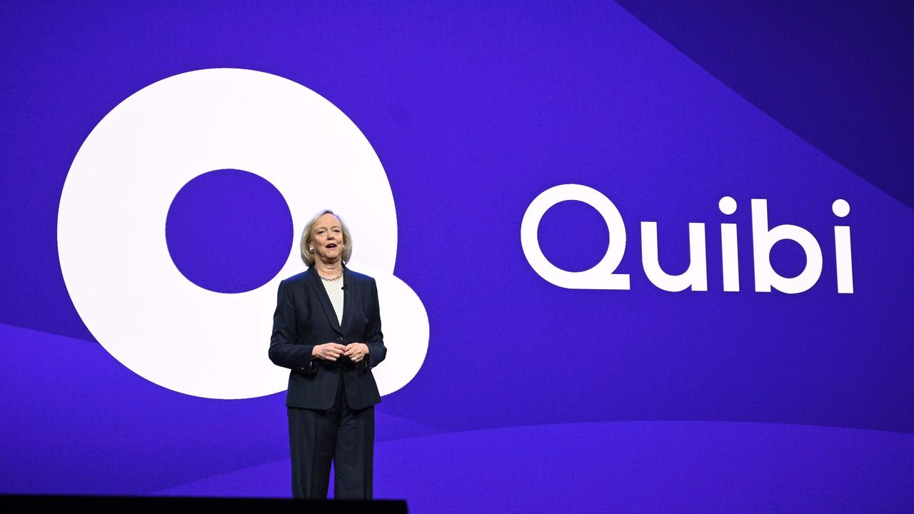 Meg Whitman is one of the founders of Quibi. (Photo by Robyn Beck / AFP)