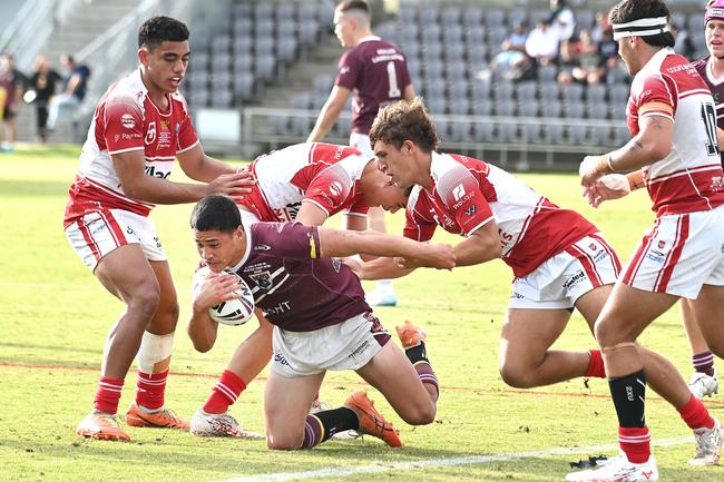 Meninga Cup rugby league grand final between Redcliffe and Burleigh. Saturday May 10, 2025. Picture, John Gass