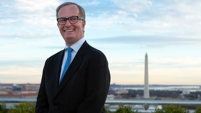 Incoming US ambassador to Australia Arthur Culvahouse in Washington. Picture: Allison Shelley