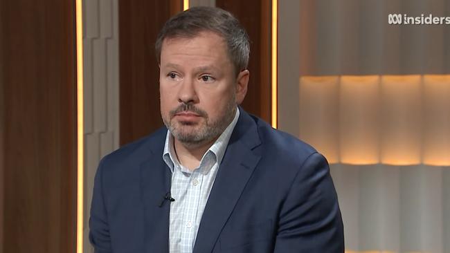 Former Labor cabinet minister Ed Husic on ABC Insiders. Picture: ABC