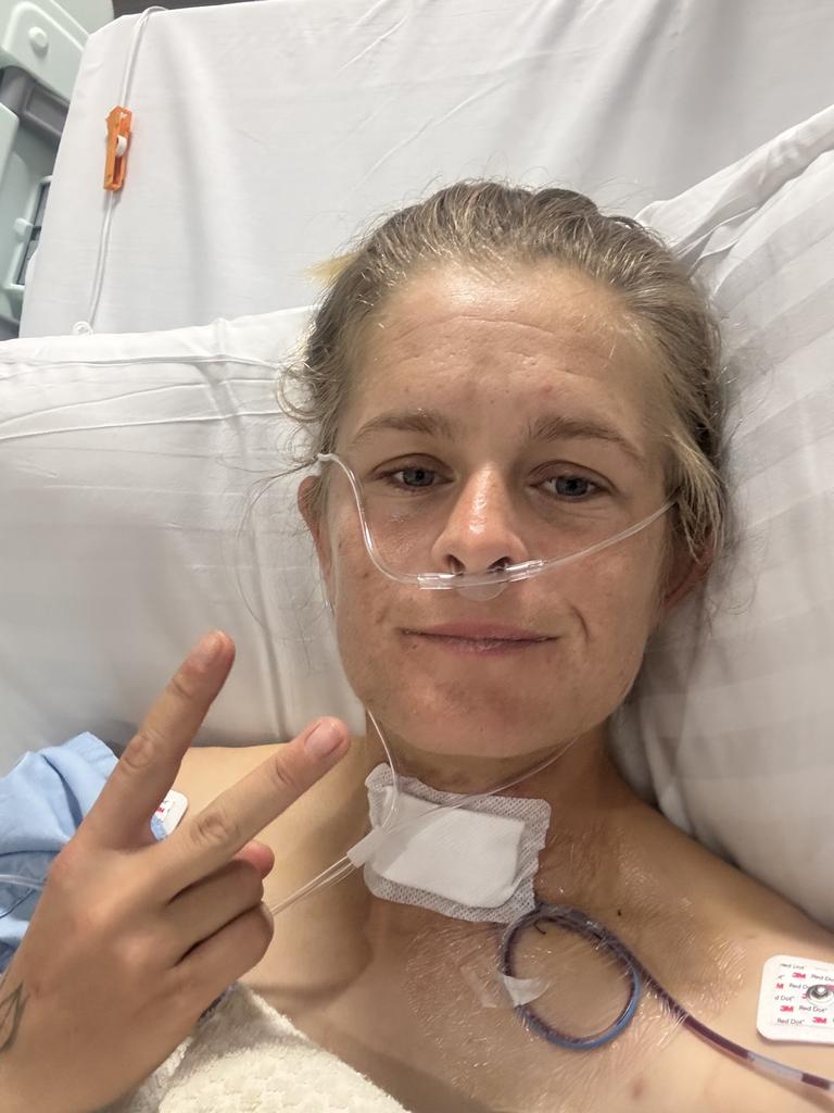 Georgia Batten had surgery in June. Picture: Supplied