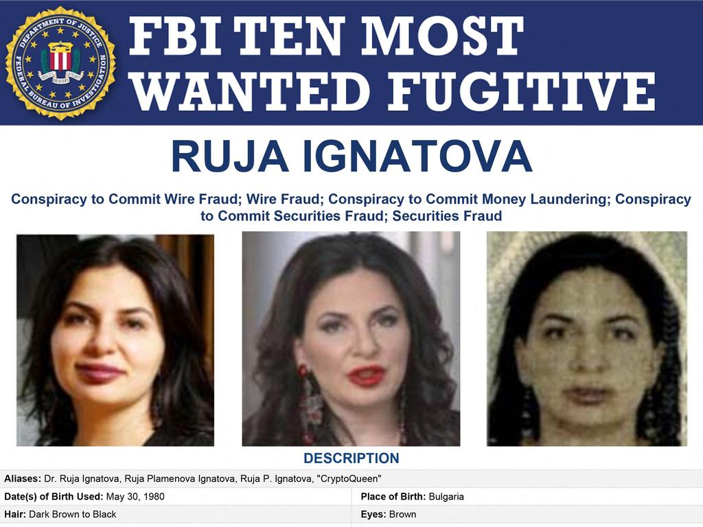 Ruja Ignatova is one of the FBI’s most wanted.