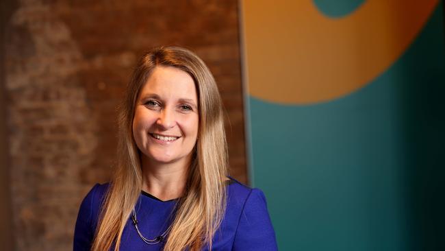 Optus chief executive Kelly Bayer Rosmarin has apologised to customers. Picture: NCA NewsWire / Damian Shaw