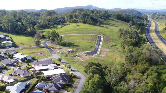 The land at Burrell Estate, Eumundi.