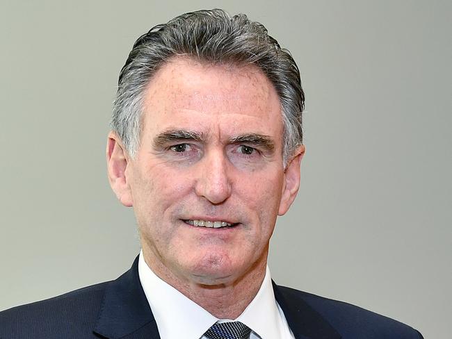 NAB Chief Executive Officer Ross McEwan poses for a photo following the National Australia Bank (NAB) 2019 Annual General Meeting at the International Convention Centre in Sydney, Wednesday, December 18, 2019. (AAP Image/Joel Carrett) NO ARCHIVING