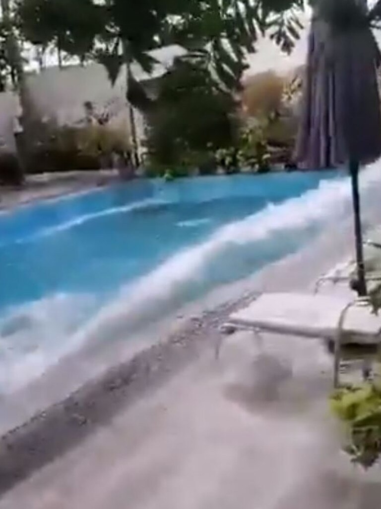 Earthquake shakes hotel pool in the Philippines | Video | news.com.au ...