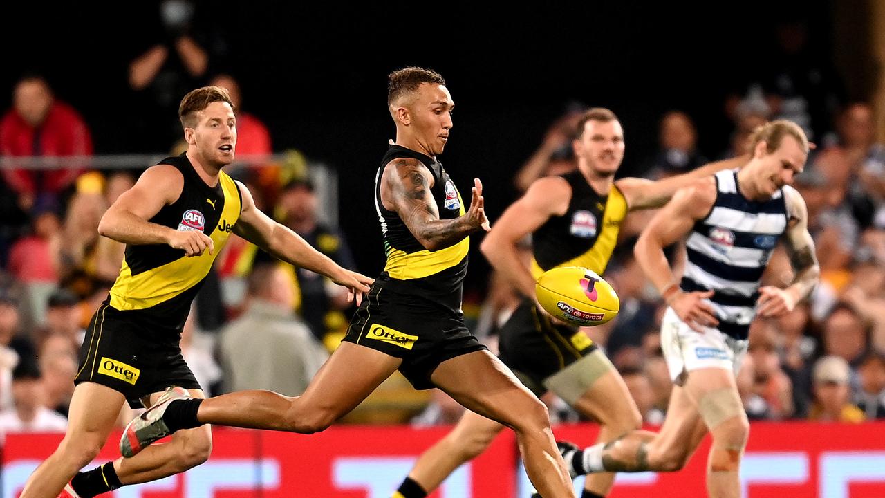 Shai Bolton wants to remain at Tigerland. Picture: AFL Photos/Getty Images