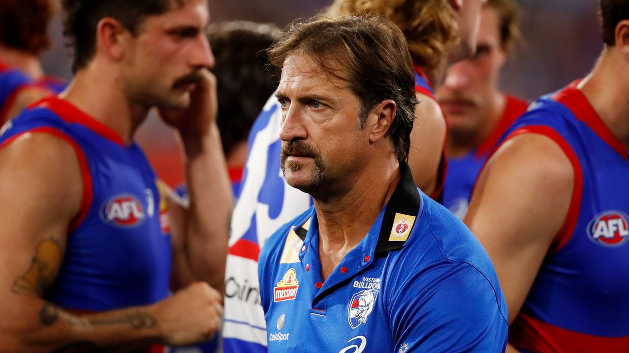 Bulldogs senior coach Luke Beveridge. Picture: Dylan Burns