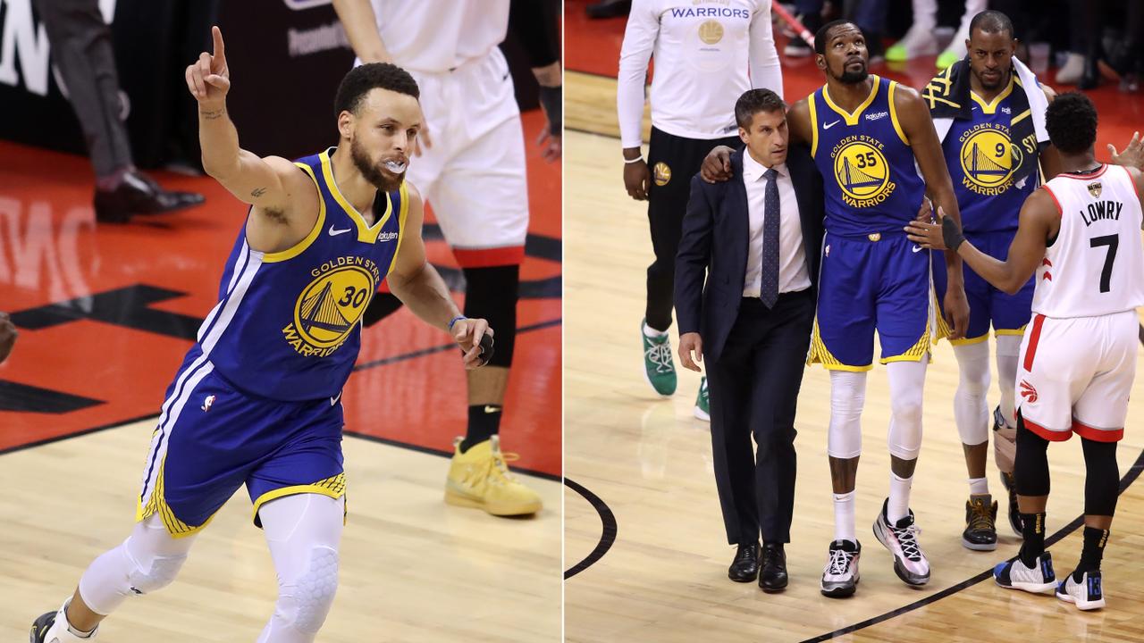 NBA Finals 2019 Warriors vs Raptors Durant Stephen Curry, Game 5, video, highlights