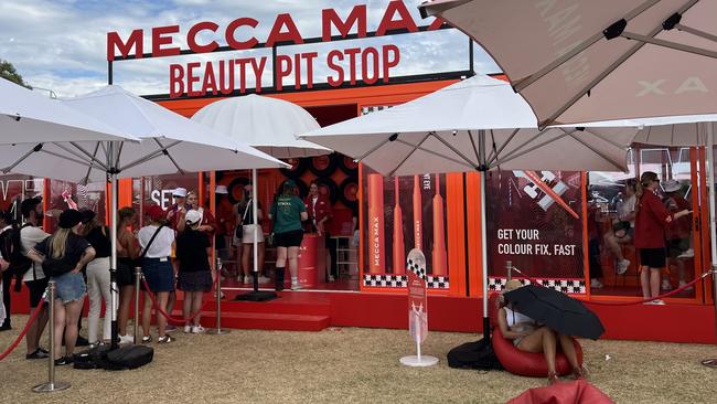 The Mecca pop-up at the Australian Grand Prix. Picture: Stephanie Coombes