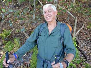 REMEBERED: John Little pictured last year preparing for a 60km charity trek. Picture: Caitlin Zerafa