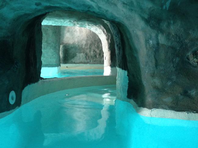 Inside Rome's spectacular grotto spa. Picture: Silvia Marchetti