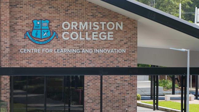 Ormiston College’s Centre of Learning and Innovation critically damaged in fire. FILE PHOTO