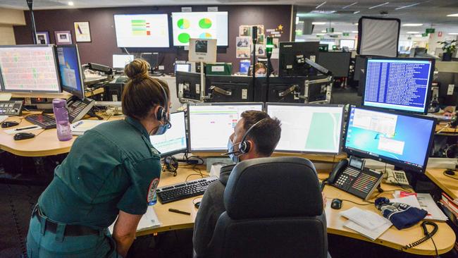 The SA Ambulance Service 000 call centre. Picture: File