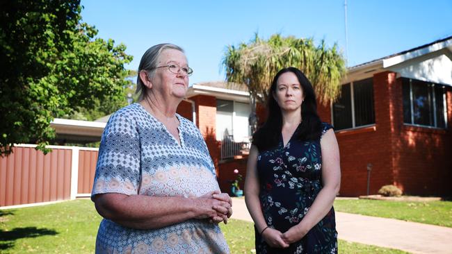 Sue O’Neill with daughter Claire at their home in western Sydney. Picture: John Feder