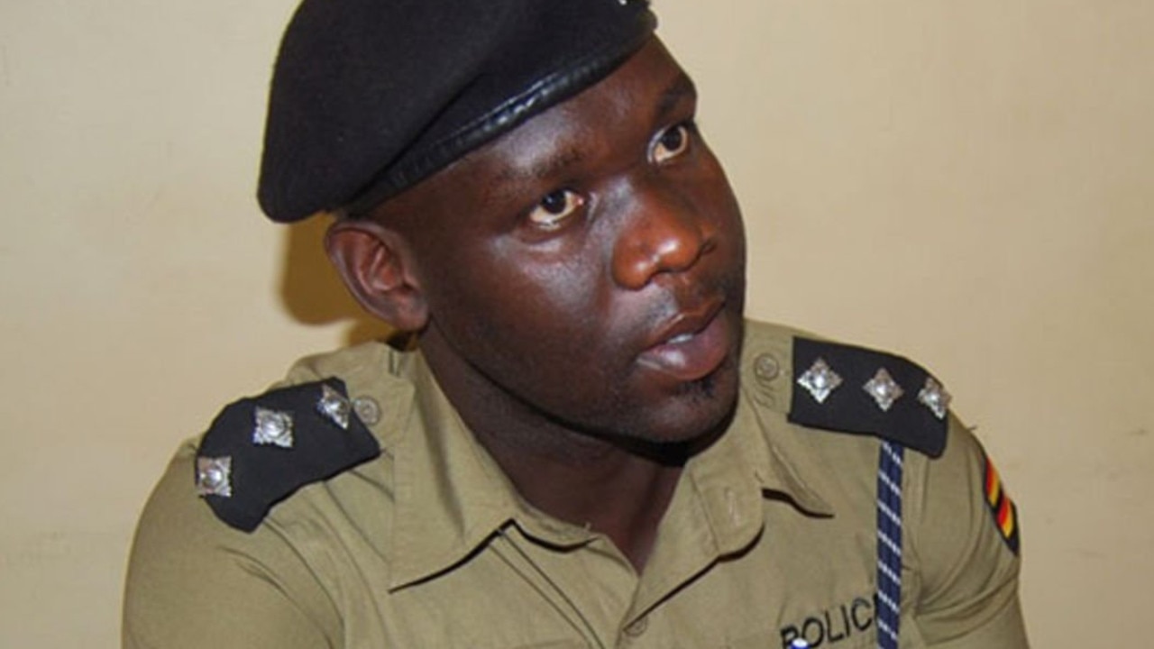 Police spokesperson Jimmy Patrick Okema investigating the murder.