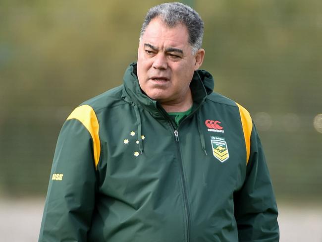Burgess is neck and neck with rugby league immortal Mal Meninga for the hotly-contested coaching gig. Picture: NRL