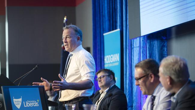 Premier Will Hodgman speaks at the Liberal State Conference in Devonport. Picture: CHRIS KIDD