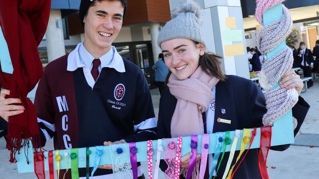 School captains Aisling Collins and Braith Sandy share their experiences of home schooling