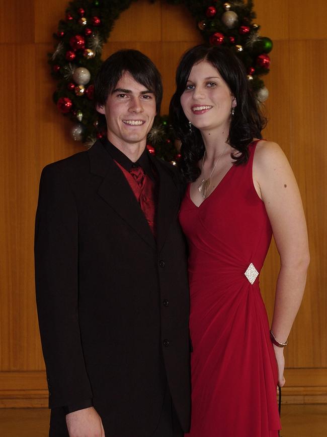 NOVEMBER 14 2005, NEWS-GCB, Reporter:Katie Ots Details:Palm Beach Currumbin State School Formal at Conrad Jupiters Casino Broadbeach l to r Jacob Henshall , Laura Morrison Pic:Alex Carter