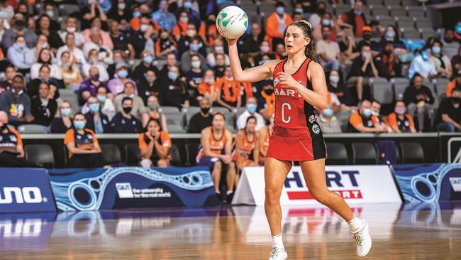 Firebirds midcourter Macy Gardner will return to her former club the Brisbane North Cougars. Photo: Supplied