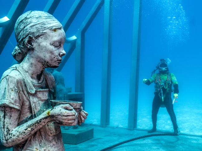 An official opening of the site is scheduled for April 2020. Picture: Jason deCaires