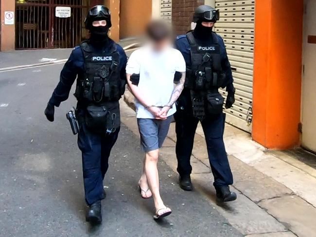 Strike Force Dobem arrested the man at his Sydney CBD unit.