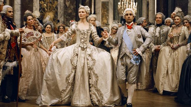 Sophia Coppola’s 2006 film saw Kirsten Dunst and Jason Schwartzman portray France’s infamous Marie Antoinette and King Louis XVI. Picture: supplied