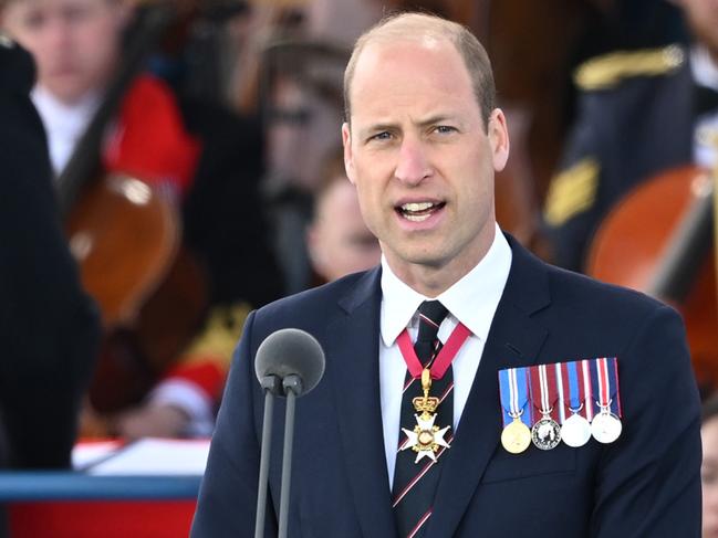 Prince William speaks during a commemorative event marking the 80th anniversary Of D-Day in Southsea Common. Picture: Getty Images