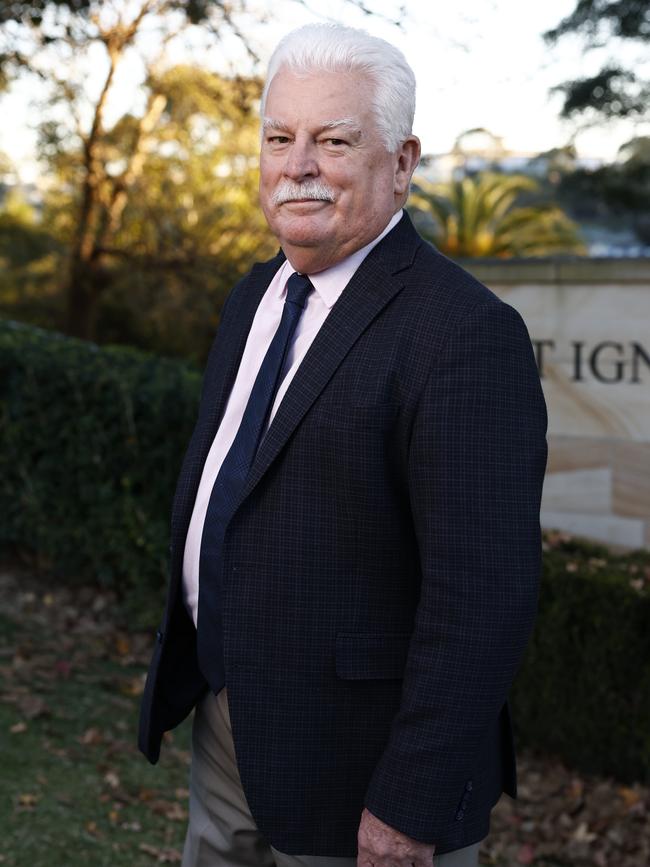 Shane Hogan was headmaster of Riverview from 2003 to 2013. Picture: Richard Dobson