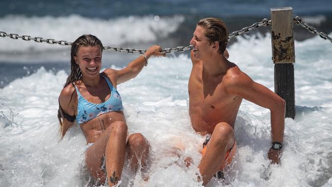 Sydney swelters in 36 degrees. Picture: Julian Andrews