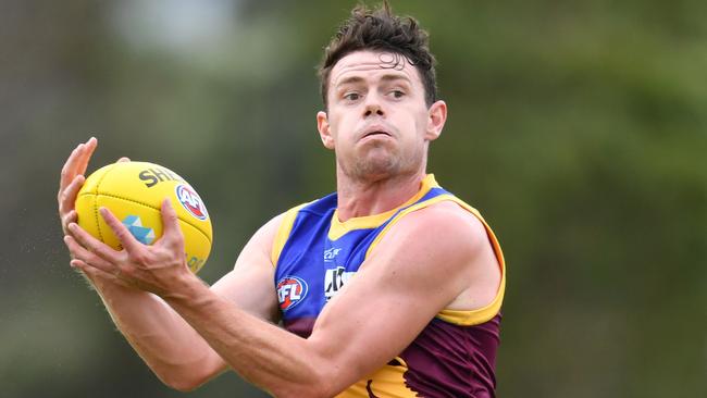 Lachie Neale had the ball on a string in Brisbane Lions’ pre-season loss to Port Adelaide.