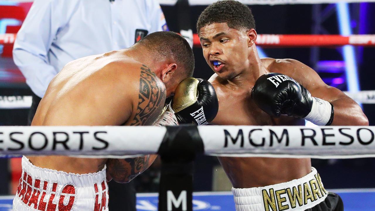 Shakur Stevenson is aiming to become a world champion at lightweight. (Photo by Mikey Williams/Top Rank via Getty Images)