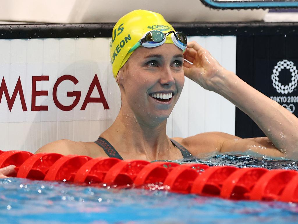 Emma McKeon was Australia’s most decorated swimmer in Tokyo, winning seven medals. Picture: Al Bello/Getty Images)