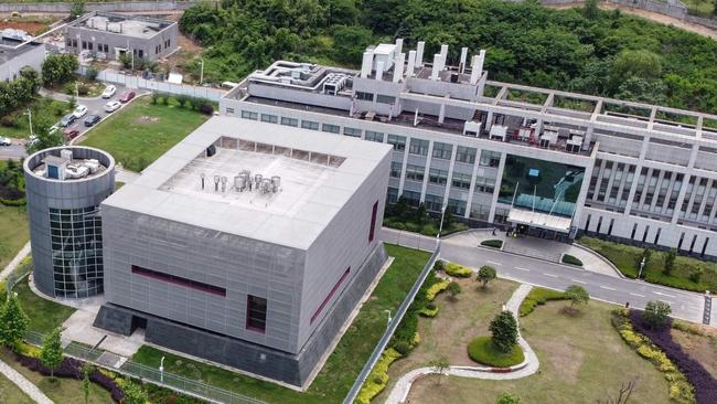 The Wuhan Institute of Virology in China's central Hubei province. Picture: AFP