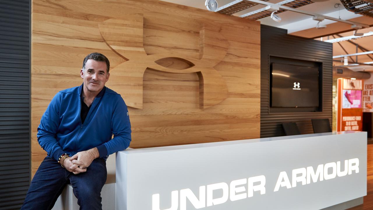 Founder and CEO Kevin Plank started the multi-billion company in his grandmother's basement. Picture: Declan May Imaging